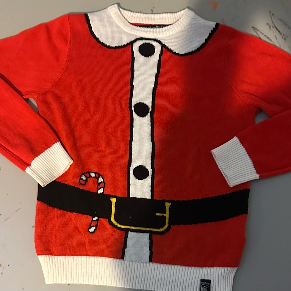 Machine Red Santa Sweater for Kids